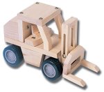 Fork Lift - Wooden Construction Model, Quay toy / game