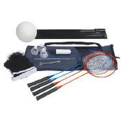 Unbranded Four Player Badminton/Volleyball Set