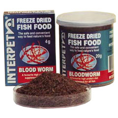 Blood worm are very popular as a nutritious addition to the diet of all tropical, marine, and coldwa