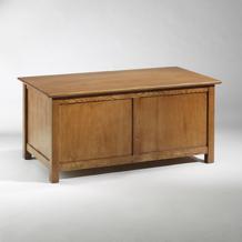 Unbranded French Dark Oak Blanket Box