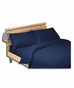 French Navy Jersey Complete Double Bed Set in a Bag