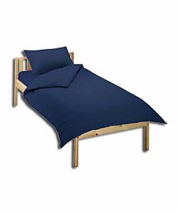 French Navy Jersey Complete Single Bed Set in a Bag