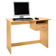 This computer desk comes in a beech effect with a drawer. The desk is suitable for 17-19 CRT or TF m