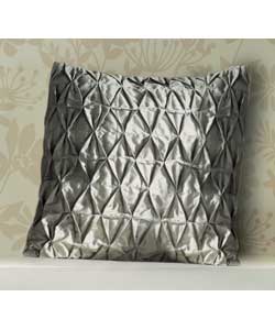 Unbranded Fretwork Cushion - Silver