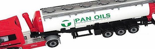 Push the Friction Tanker Truck along and it will keep on going! Youandrsquo;re guaranteed free-wheeling fun thanks to the friction motor. Whatandrsquo;s more, your tankerandrsquo;s highly detailed with realistic graphics on the sides. This toy vehicl