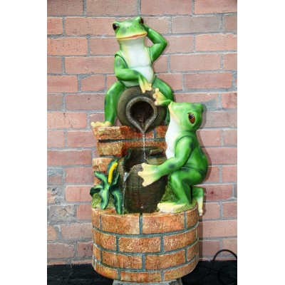 Unbranded Frogs with Jugs Water Feature