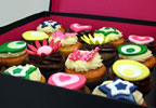 Unbranded Fru Fru Gift Box with Sixteen Cupcakes