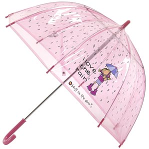 Kids will love using this wraparound umbrella to s