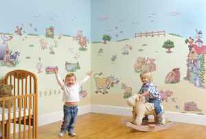 Transform a room into a farmyard and make bedtime Funtime. Meet your NEW friends at Funberry farm, b