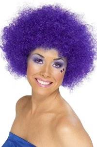 Unbranded Funky Afro Wig - Purple