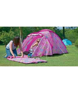 Funky Floral 2 person Pink Tent