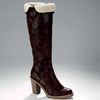 Unbranded Fur Cuff Long Boots