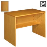 (G) Scandinavian Real Wood Veneer Computer Table-Teak