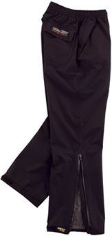 2 layer Gore-Tex PacLite fabric. Elasticated waist and drawstring for perfect fit. Fly opening to