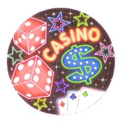 Gambling Casino - Plate - 10.5inch / 26cm