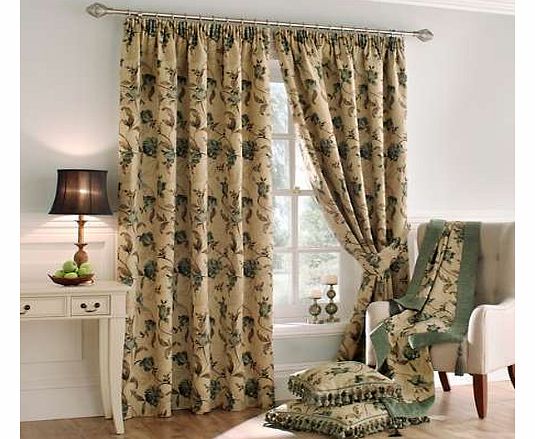 These stunning curtains are ideally suited to any style of home and decor. Luxurious, heavyweight, Jacquard curtains. This allows you to fully co-ordinate your room and achieve a comprehensive look. Highest quality at a very competitive price.Curtain