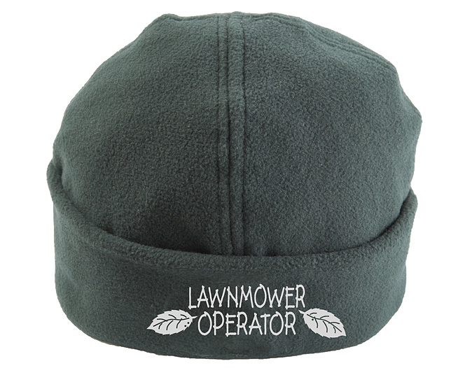Unbranded Gardeners Fleece Beanie Hat - One Size - Lawnmower Operator