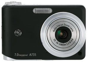 Unbranded GE Compact Digital Camera - A Series A735 - Black