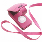Gear4 High Quality Pink Leather Nano Case-Pg Nano Leather Pink