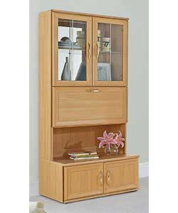 Genoa Tall Display Unit With Bar