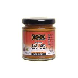 Unbranded Geo Organics Thai Red Curry Paste - 180g