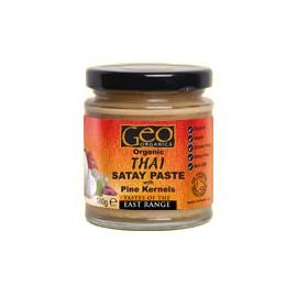 Unbranded Geo Organics Thai Satay Paste Pine Kernels - 180g