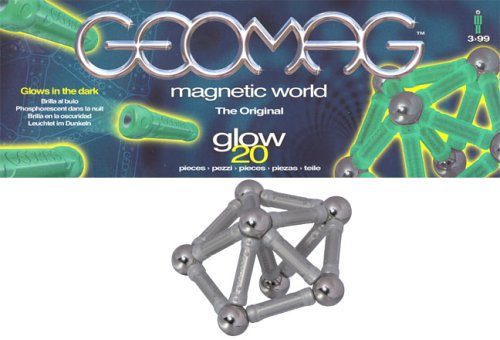 Geomag - Glow 20 Piece Set, Treasure Trove toy / game