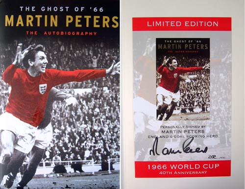 Unbranded Ghost of 66: The Autobiography and#8211; Limited edition signed by Martin Peters