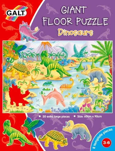 Giant Floor Puzzle Dinosaurs- James Galt