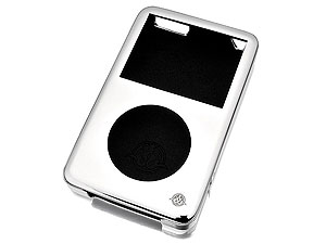 Unbranded Gilty Couture Silver Plated Ipod Classic 80GB Slider Case 010506
