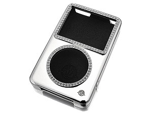 Unbranded Gilty Couture Silver Plated Stone Set Ipod Classic 80GB Slider Case 010505