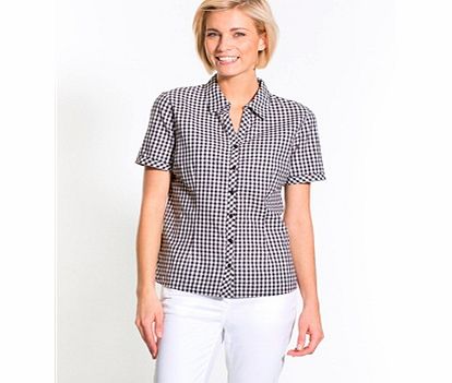 Unbranded Gingham Style Blouse, Standard Bust Fitting