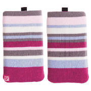 Unbranded Glamrox Multicolour Stripes Mobile Cleaning Sock