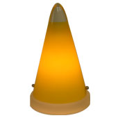 Glass Cone Lamp