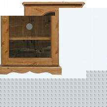 Unbranded Glass Fronted Hi-fi Cabinet
