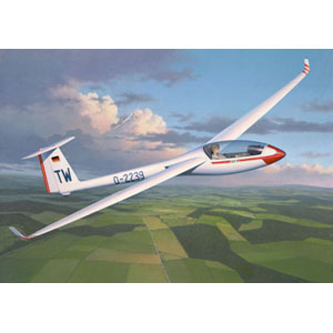 Unbranded Glider Plane LS8-a plastic kit 1:32