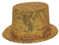 Unbranded Glitter Hat: Topper (Gold)