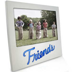 Unbranded Glitter Word Friends 6 x 4 Photo Frame