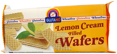 Glutano Lemon filled Wafers have been specially developed for the dietary management of conditions