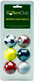 Go Golf Novelty Golf Ball Pack