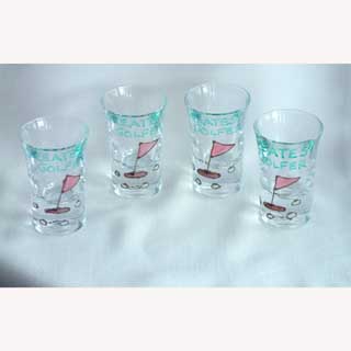 Golfer Shot Glasses