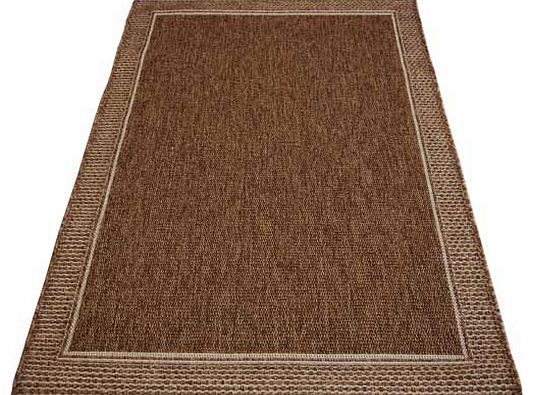 Sisal look flatwave rug with a textured pile. give an authentic rustic look to any area of the home. 100% polypropylene. Surface shampoo only. Size L150. W80cm. Weight 1.8kg. (Barcode EAN=5053095067859)