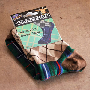 Unbranded Grandpa Slipper Silly Socks Novelty Gift For Him