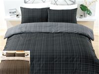 Contemporary design. Available in duvet sets (single size with 1 pillowcase, double and king size