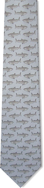 Grey Sharks Tie