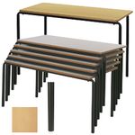 Group A (3-5 Year Old) 500mm High Educational Table - Beech