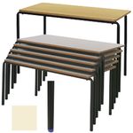 Group B (5-7 Year Old) 550mm High Educational Table - Oat Meal
