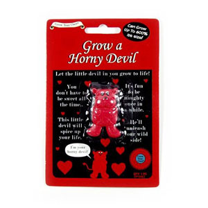 Let the devil in you grow to life! ..grow your own horny devil! You don