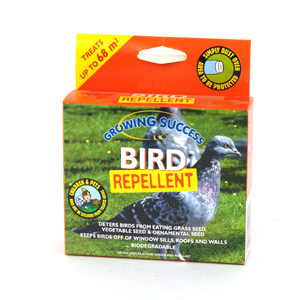 Prevent mischievous birds from eating your grass seed  vegetable seed and ornamental seed with this 