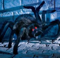 Unbranded Gruesome Horror - Black Fur Spider (7ft)